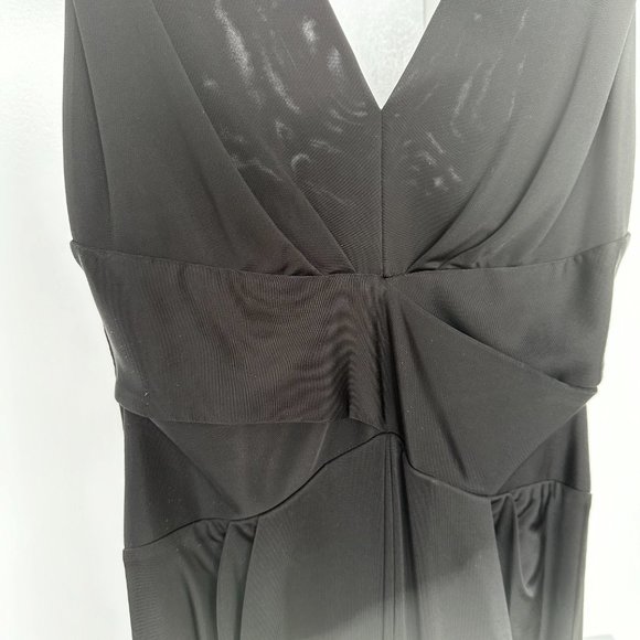 Emporio Armani Black Sleeveless Long Evening Dress - Picture 5 of 7